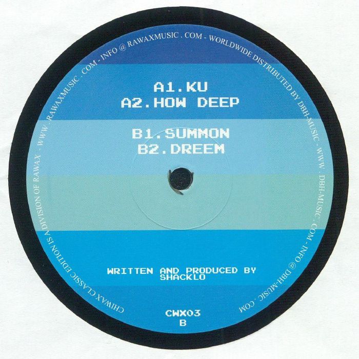 shacklo – KU EP (12", Chiwax, 2024) Back Cover