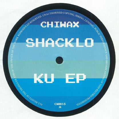 shacklo – KU EP (12", Chiwax, 2024) Front Cover