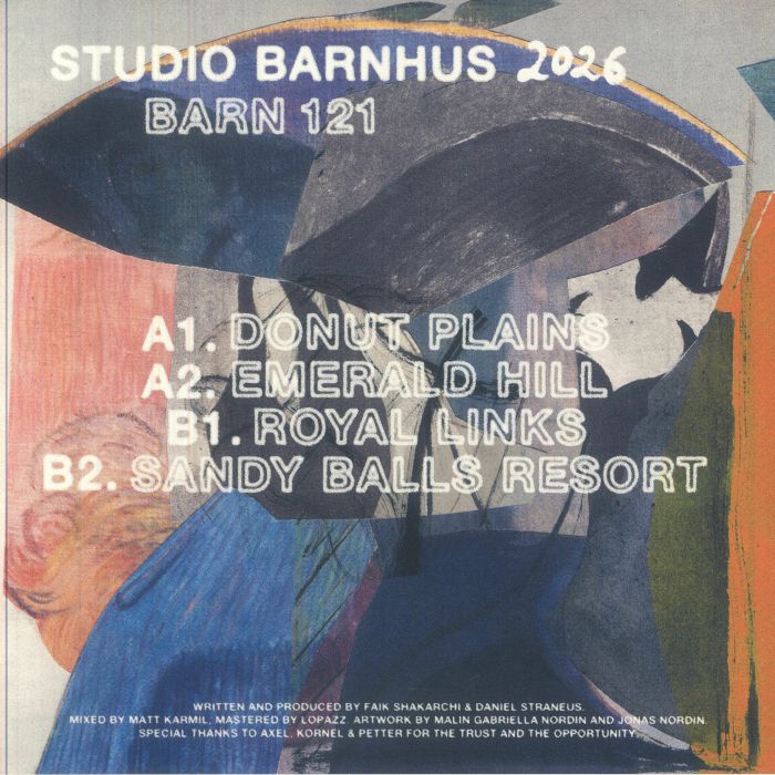 Shakarchi & Stranéus – Anchor Songs (12", Studio Barnhus, 2026) Back Cover