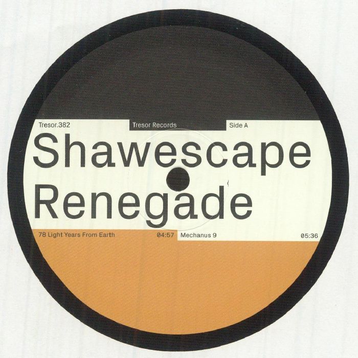 Shawescape Renegade – Exoframe (12", Tresor, 2026) Front Cover