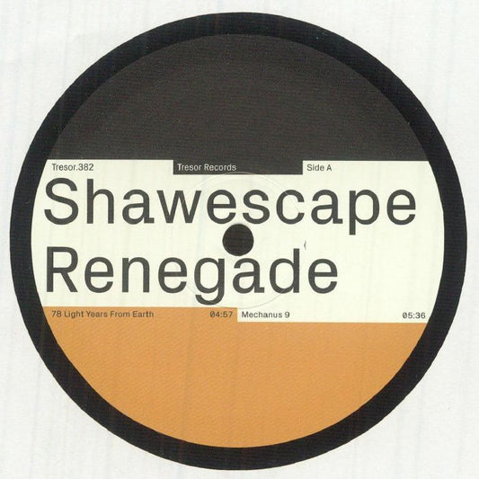 Shawescape Renegade – Exoframe (12", Tresor, 2026) Front Cover