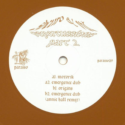 Shcuro / Vil – Repercussions Part 2 (12", brown, Paraiso, 2026) Back Cover