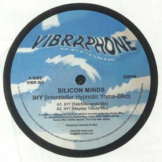 Silicon Minds – IHY [Interstellar Hypnotic Yama-Biko] (12", Vibraphone Records, 2023) Front Cover