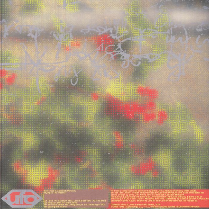 Simo Cell Abdullah Miniawy – Dying Is The Internet (LP, Dekmantel, 2026) Back Cover