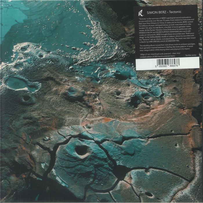 Simon Berz – Tectonic (LP, Clear, Karlrecords, 2026) Front Cover