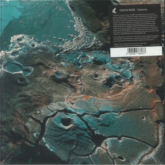 Simon Berz – Tectonic (LP, Clear, Karlrecords, 2026) Front Cover