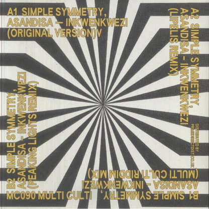 Simple Symmetry , Asandisa – Inkwenkwezi (12", Multi Culti, 2026) Back Cover