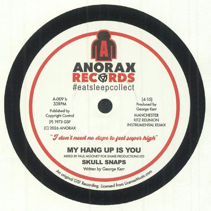Skull Snaps – My Hang Up Is You (7", Anorax, 2026) Back Cover
