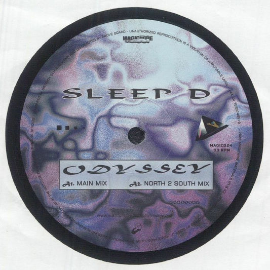 Sleep D – Odyssey (12", Magicwire, 2026) Front Cover