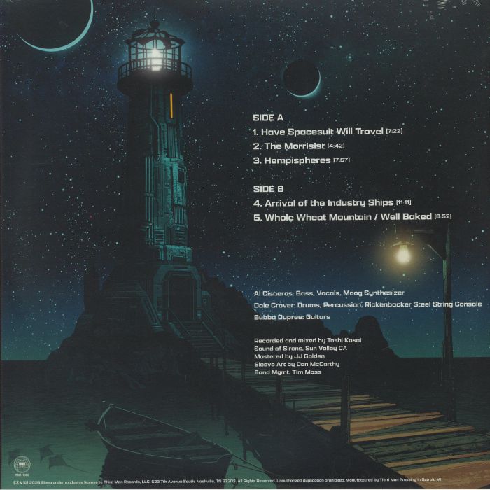 Sleep – Hempispheres (LP, Gatefold, Third Man Records, 2026) Back Cover