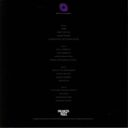 Sleepy's Theme – The Vinyl Room (2xLP, 180g, Gatefold, Be With Records, 2018) Back Cover