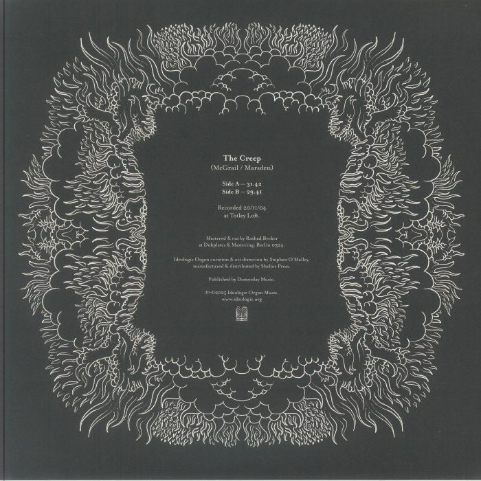 Slomo – The Creep (LP, Ideologic Organ, 2025) back cover