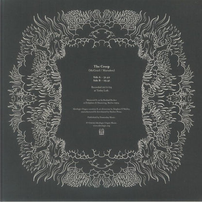 Slomo – The Creep (LP, Ideologic Organ, 2025) back cover