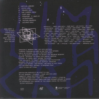 Slow Riffs – Simulacra (LP, Mood Hut, 2025) back cover