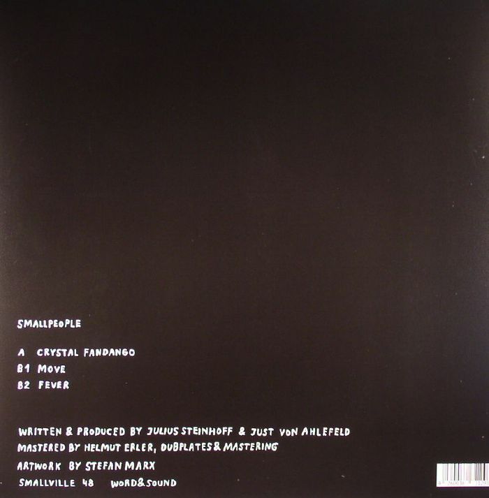 Smallpeople – Crystal Fandango (12", Smallville Records, 2016) Back Cover