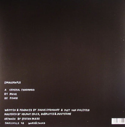 Smallpeople – Crystal Fandango (12", Smallville Records, 2016) Back Cover