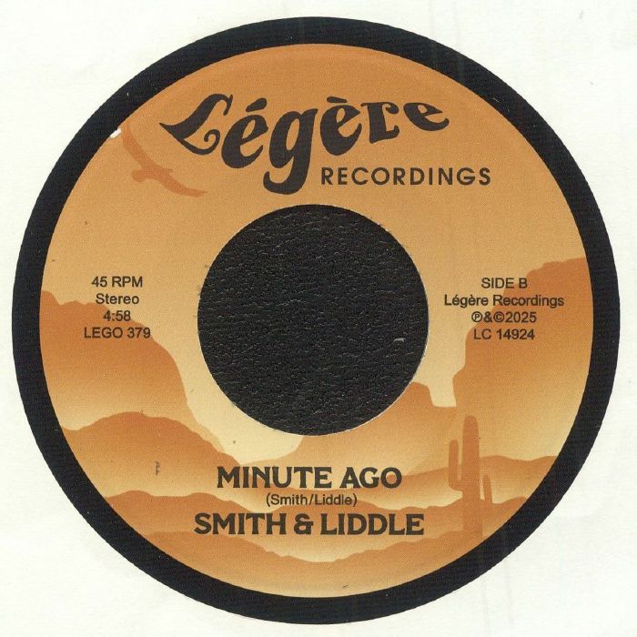 Smith & Liddle – Piece Of You (7", Légère Recordings, 2025) Back Cover