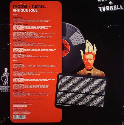 Smoove + Turrell – Antique Soul (LP, Jalapeno Records, 2009) Back Cover
