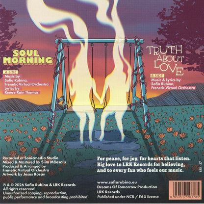 Sofia Rubina – Soul Morning (7", limited to 250 copies, LRK, 2026) Back Cover