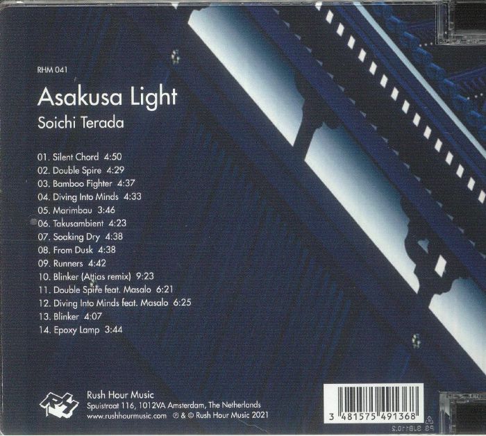 Soichi Terada – Asakusa Light (CD, Rush Hour, 2021) Back Cover