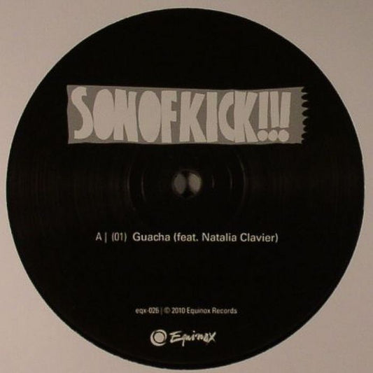 Son Of Kick!!! Micro Coz Natalia Clavier Disiz Grems – Guacha (12", Equinox Records, 2010) Front Cover