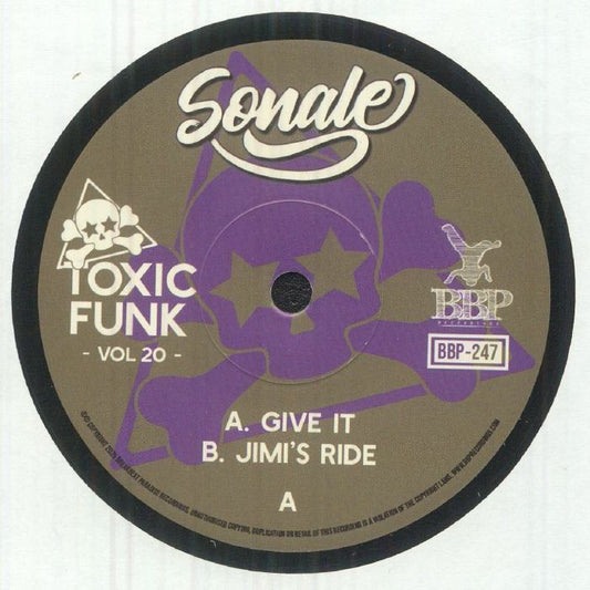 Sonale – Toxic Funk Vol 20 (7", Breakbeat Paradise Recordings, 2025) front cover