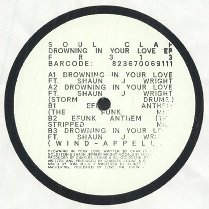 Soul Clap – Drowning In Your Love EP (12", Freerange Records, 2026) Front Cover