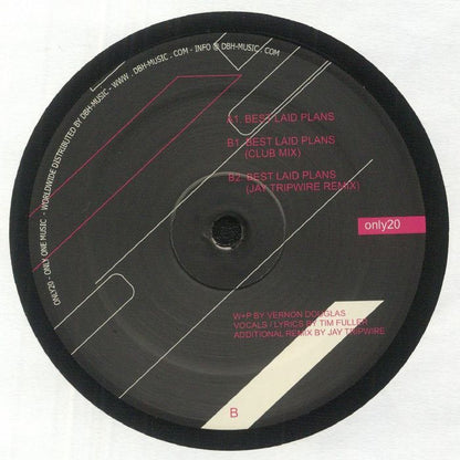 Soul Class Feat. Tim Fuller – Best Laid Plans EP (12", Only One Music, 2023) Back Cover