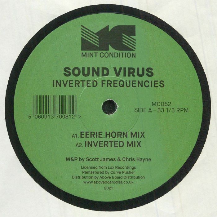 Sound Virus – Inverted Frequencies (12", Mint Condition, 2021) Front Cover