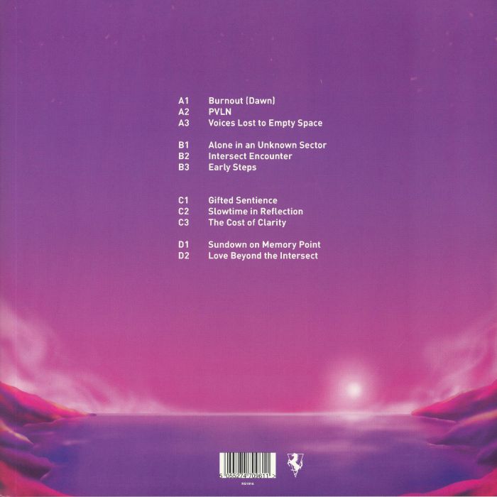Space Dimension Controller – Love Beyond The Intersect (2xLP, Purple, R & S Records, 2019) Back Cover