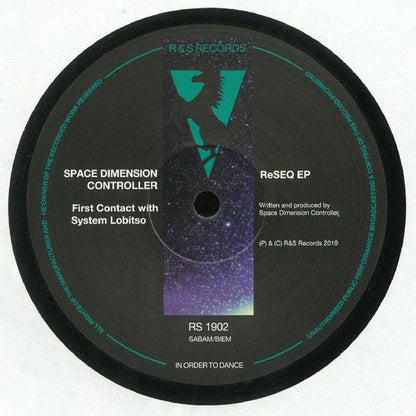 Space Dimension Controller – ReSEQ EP (12", R & S Records, 2019) Back Cover