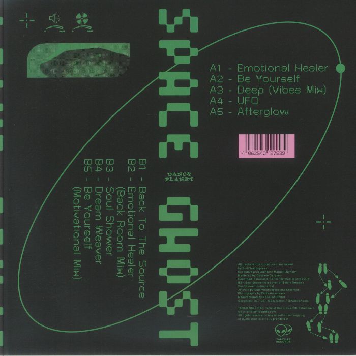 Space Ghost – Dance Planet (Be Free Edition) (LP, Tartelet Records, 2026) Back Cover
