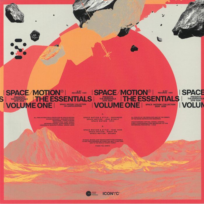 Space Motion – The Essentials (12", Iconyc, 2026) Back Cover