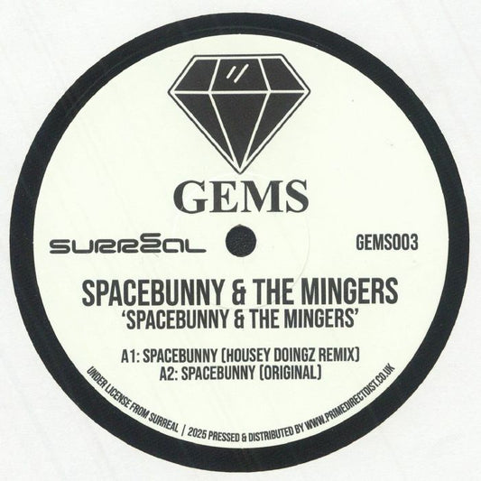 Spacebunny / The Mingers – Spacebunny & The Mingers (12", Gems, 2025) front cover