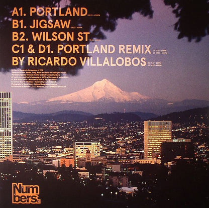 Sparky – Portland (2x12", Numbers., 2013) Back Cover