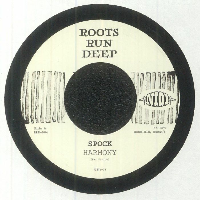 Spock – Harmony (7", Roots Run Deep, 2023) Front Cover