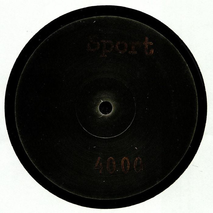 Sport – Unknown (12", Sport Is Great, 2019) Front Cover