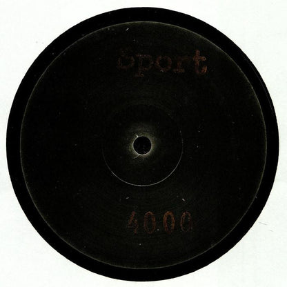 Sport – Unknown (12", Sport Is Great, 2019) Front Cover