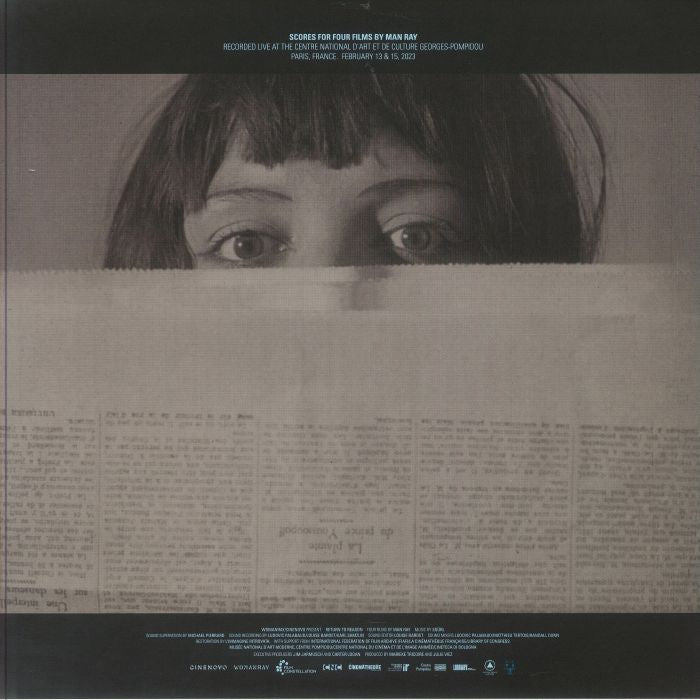 SQÜRL – Music For Man Ray (2xLP, Clear, Gatefold, Sacred Bones Records, 2024) Back Cover