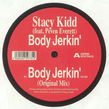 Stacy Kidd Feat. Peven Everett – Body Jerkin' (12", South Street, 2025) front cover