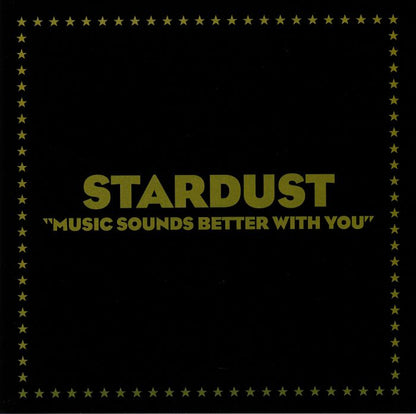 Stardust – Music Sounds Better With You (12", MPO Pressing, Because Music, 2022) Front Cover