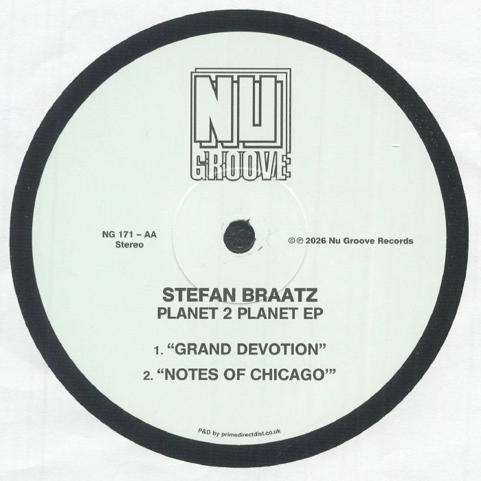 Stefan Braatz – Planet 2 Planet EP (12", Nu Groove Records, 2026) Back Cover