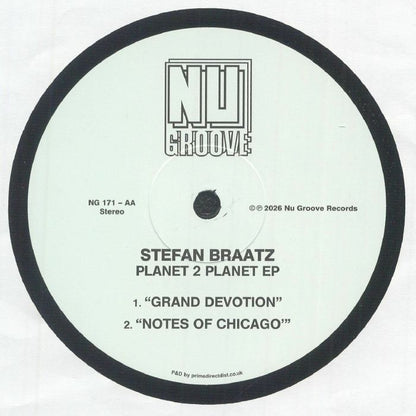 Stefan Braatz – Planet 2 Planet EP (12", Nu Groove Records, 2026) Back Cover