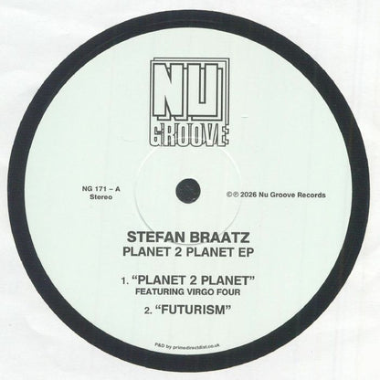 Stefan Braatz – Planet 2 Planet EP (12", Nu Groove Records, 2026) Front Cover