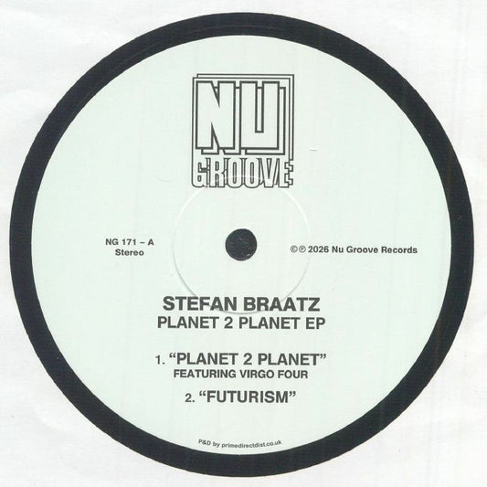 Stefan Braatz – Planet 2 Planet EP (12", Nu Groove Records, 2026) Front Cover