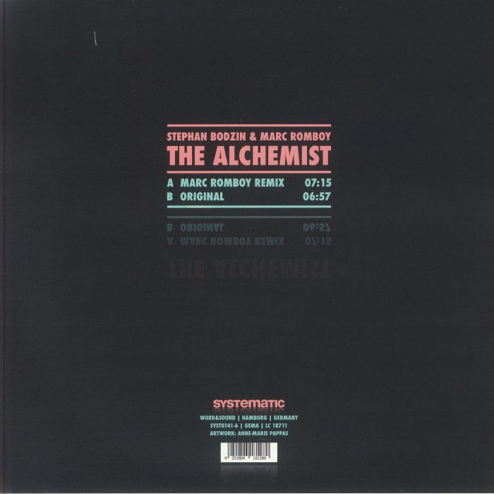Stephan Bodzin & Marc Romboy – The Alchemist (12", Systematic, 2024) Back Cover