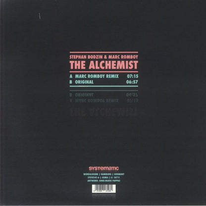 Stephan Bodzin & Marc Romboy – The Alchemist (12", Systematic, 2024) Back Cover