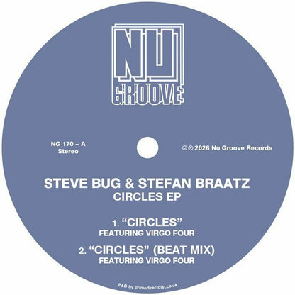 Steve Bug / Stefan Braatz – Circles EP (12", Nu Groove, 2026) Front Cover