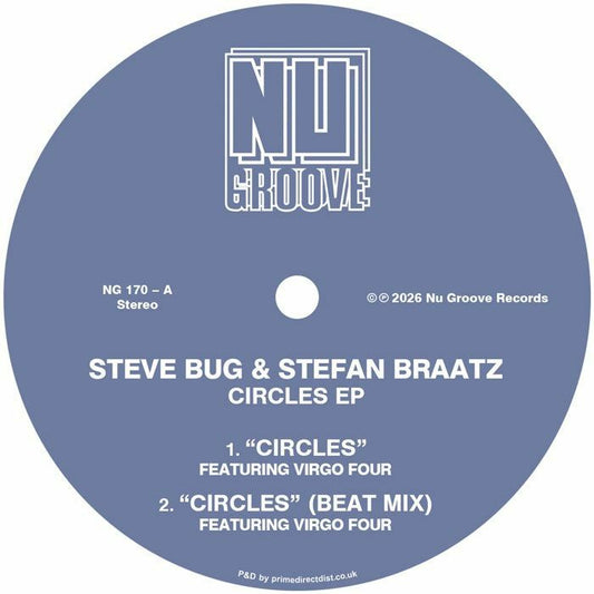 Steve Bug / Stefan Braatz – Circles EP (12", Nu Groove, 2026) Front Cover