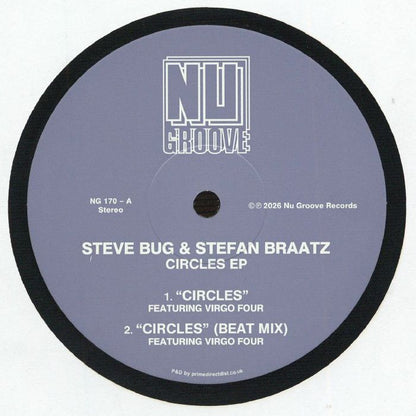 Steve Bug & Stefan Braatz – Circles EP (12", Nu Groove Records, 2026) Front Cover